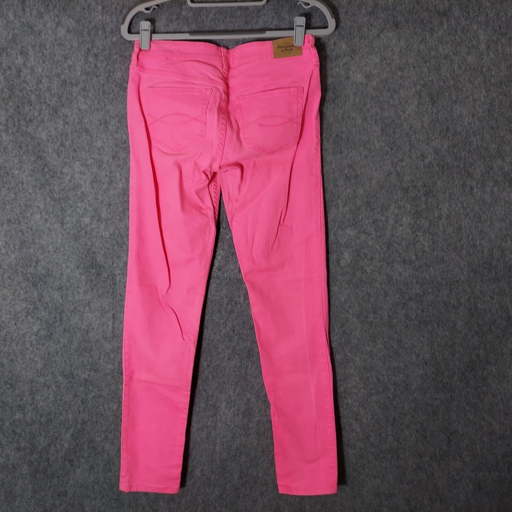 Abercrombie Fitch Womens 2 26 Skinny Jeans Pink Casual Everyday Stretch Denim - Picture 6 of 10